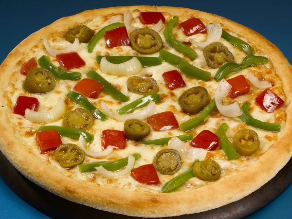 veggie cheese pizza